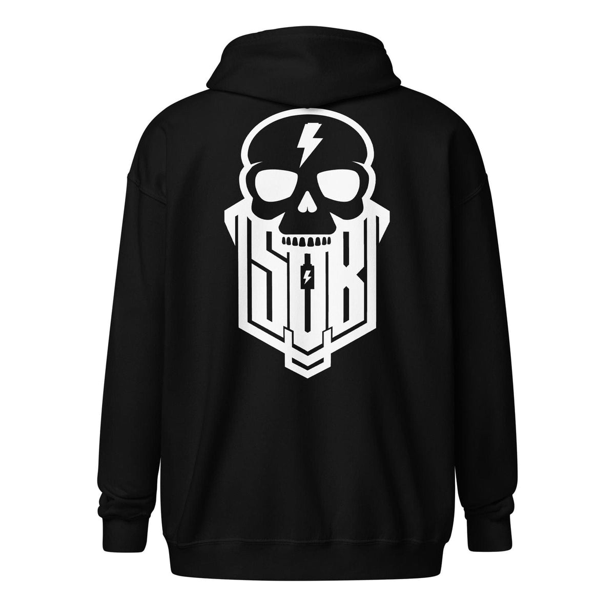 Sons of Battery® - E-MTB Brand & Community Schwarz / S Skuillgang - Unisex Heavy-Blend Zip Hoodie E-Bike-Community
