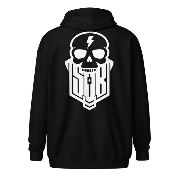 Sons of Battery® - E-MTB Brand & Community Schwarz / S Skuillgang - Unisex Heavy-Blend Zip Hoodie E-Bike-Community