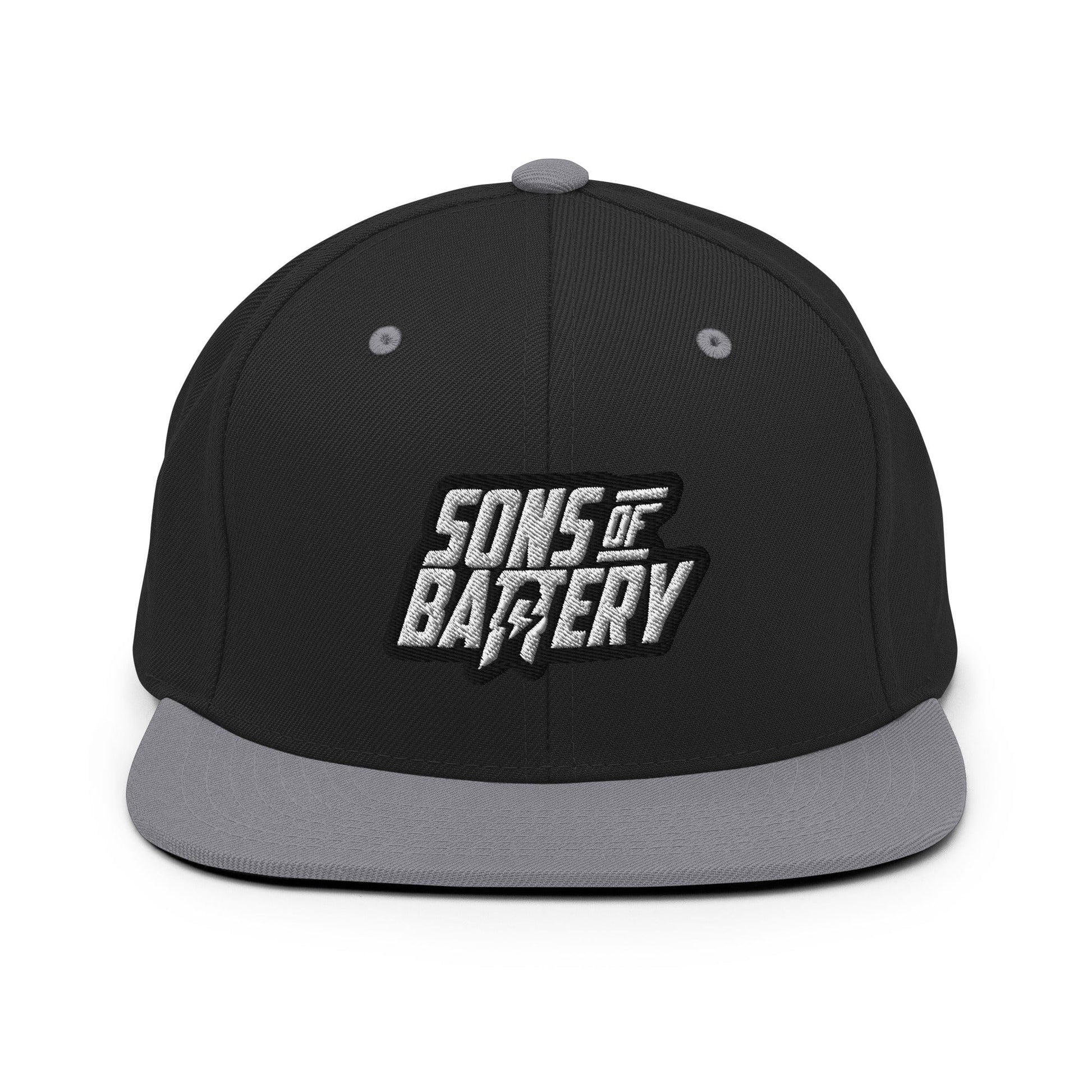 Sons of Battery® - E-MTB Brand & Community Schwarz/ Silber BOLD Snapback E-Bike-Community