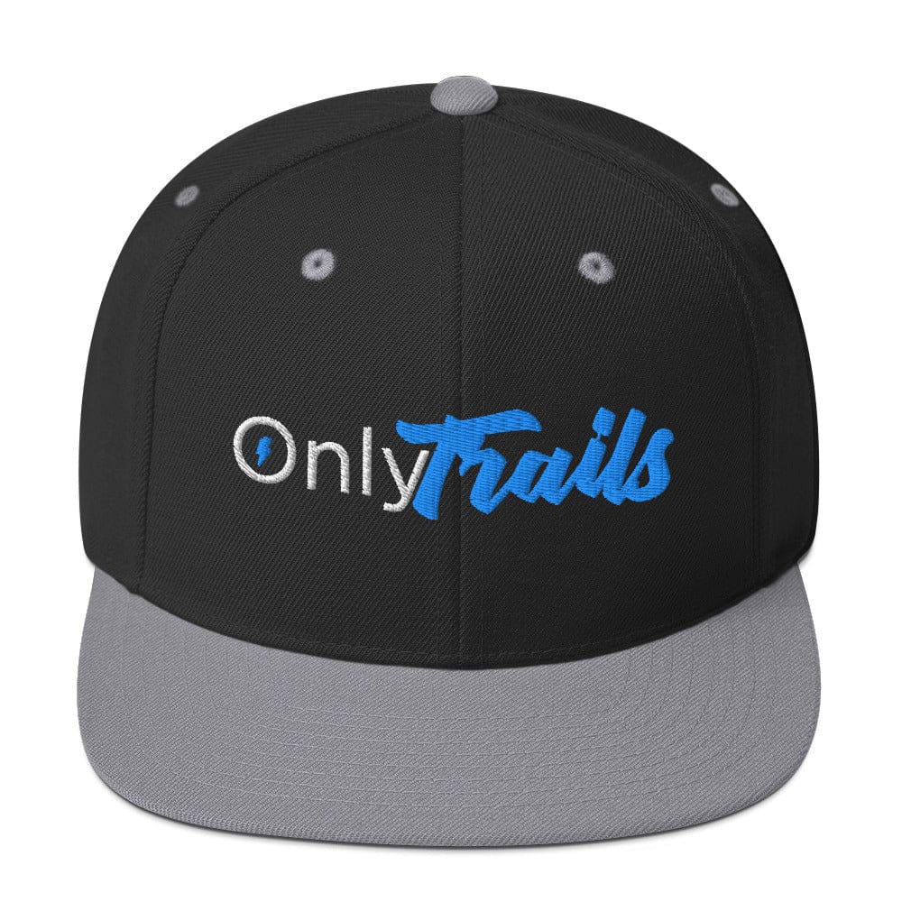 Sons of Battery® - E-MTB Brand & Community Schwarz/ Silber Onlytrails - Snapback-Cap E-Bike-Community