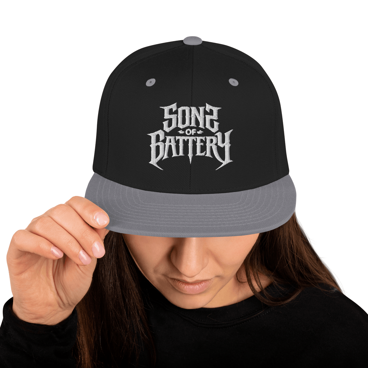 Sons of Battery® - E-MTB Brand & Community Schwarz/ Silber Sons of Battery 2 Snapback-Cap E-Bike-Community