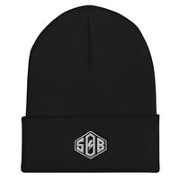 Sons of Battery® - E-MTB Brand & Community Schwarz Umgeschlagene Beanie - Diamond E-Bike-Community