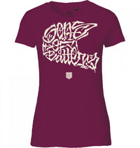 Sons of Battery® - E-MTB Brand & Community Shirt Bordeaux / XS The Power of Movement - Front Print Ladies Fit E-Bike-Community