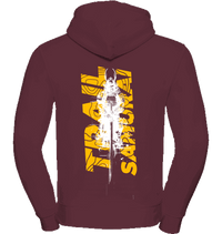 Sons of Battery® - E-MTB Brand & Community Shirt Burgundy / XS Trail Samurai - Russell Hoodie E-Bike-Community