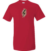 Sons of Battery® - E-MTB Brand & Community Shirt Cherry Red / S Sob "Shred or Alive" Blitz Vorne E-Bike-Community