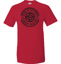 Sons of Battery® - E-MTB Brand & Community Shirt Cherry Red / S Sons of Battery OG - Ultra Cotton - S - 5XL E-Bike-Community