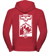 Sons of Battery® - E-MTB Brand & Community Shirt Classic Red / XS Upchillflow - Zipper Hoody Russell Athletics E-Bike-Community