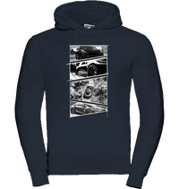 Sons of Battery® - E-MTB Brand & Community Shirt French Navy / XS Tesla Storyboard Hoodie E-Bike-Community