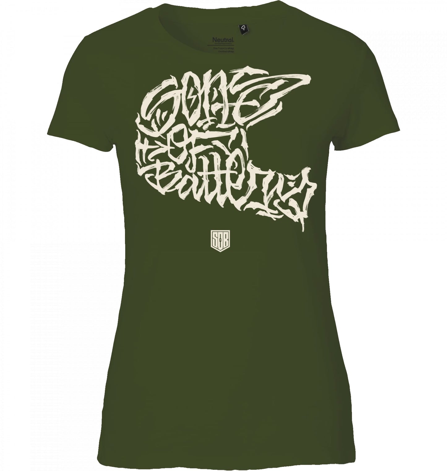 Sons of Battery® - E-MTB Brand & Community Shirt Military / XS The Power of Movement - Front Print Ladies Fit E-Bike-Community