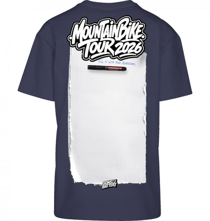 Sons of Battery® - E-MTB Brand & Community Shirt Navy / XS Mountainbike Tourshirt 2026 - BYB - High Quality Premium Big Print E-Bike-Community