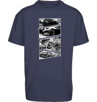 Sons of Battery® - E-MTB Brand & Community Shirt Navy / XS Tesla Model Y Storyboard Shirt Oversized Shirt by Byb E-Bike-Community