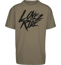 Sons of Battery® - E-MTB Brand & Community Shirt Olive / M Love 2 Ride - Heavy Oversized Shirt ByB E-Bike-Community