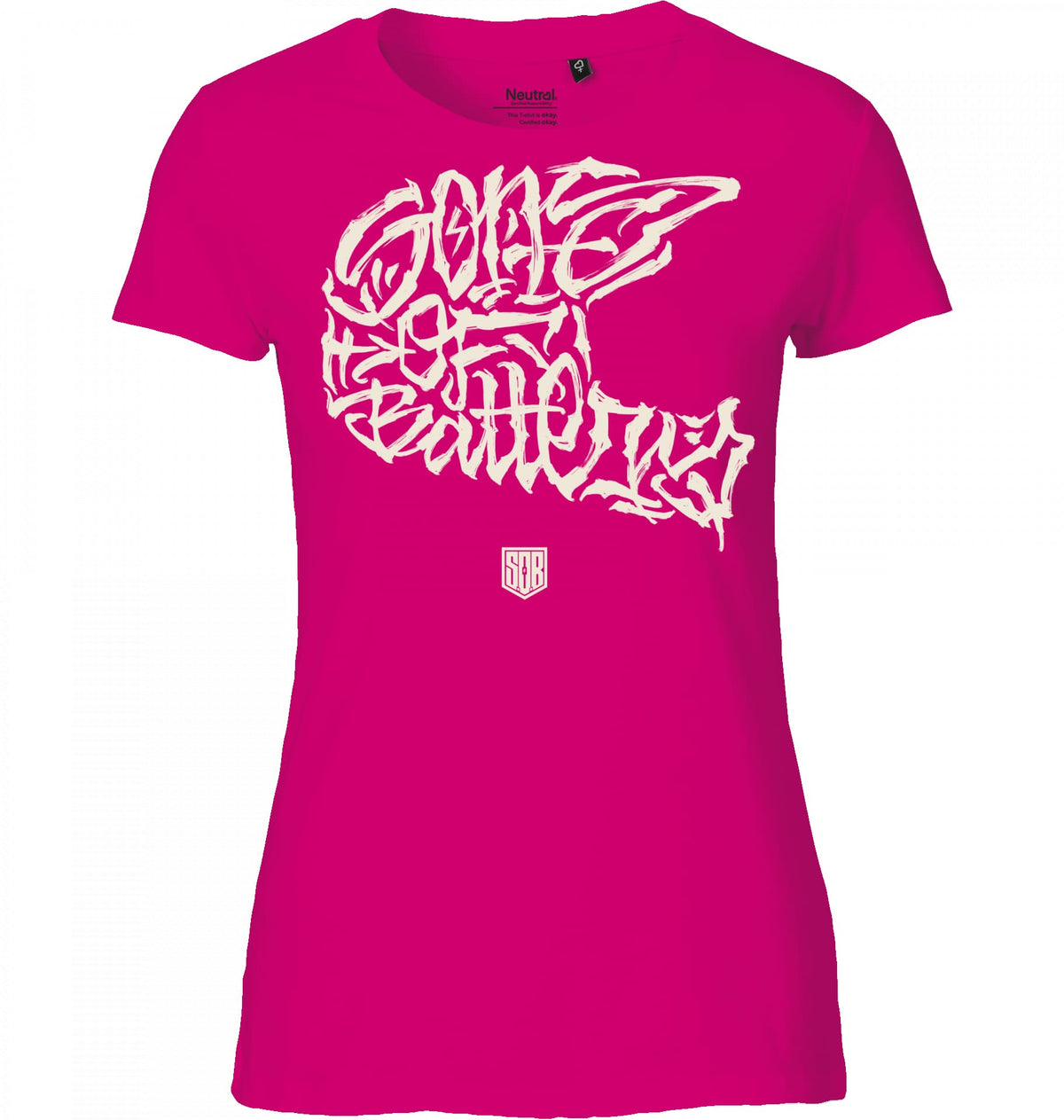 Sons of Battery® - E-MTB Brand & Community Shirt Pink / XS The Power of Movement - Front Print Ladies Fit E-Bike-Community