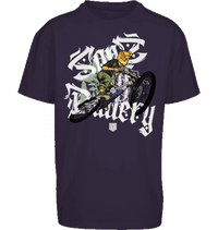Sons of Battery® - E-MTB Brand & Community Shirt Purple Night / S Shred or Alive Brush - Oversize ByB E-Bike-Community