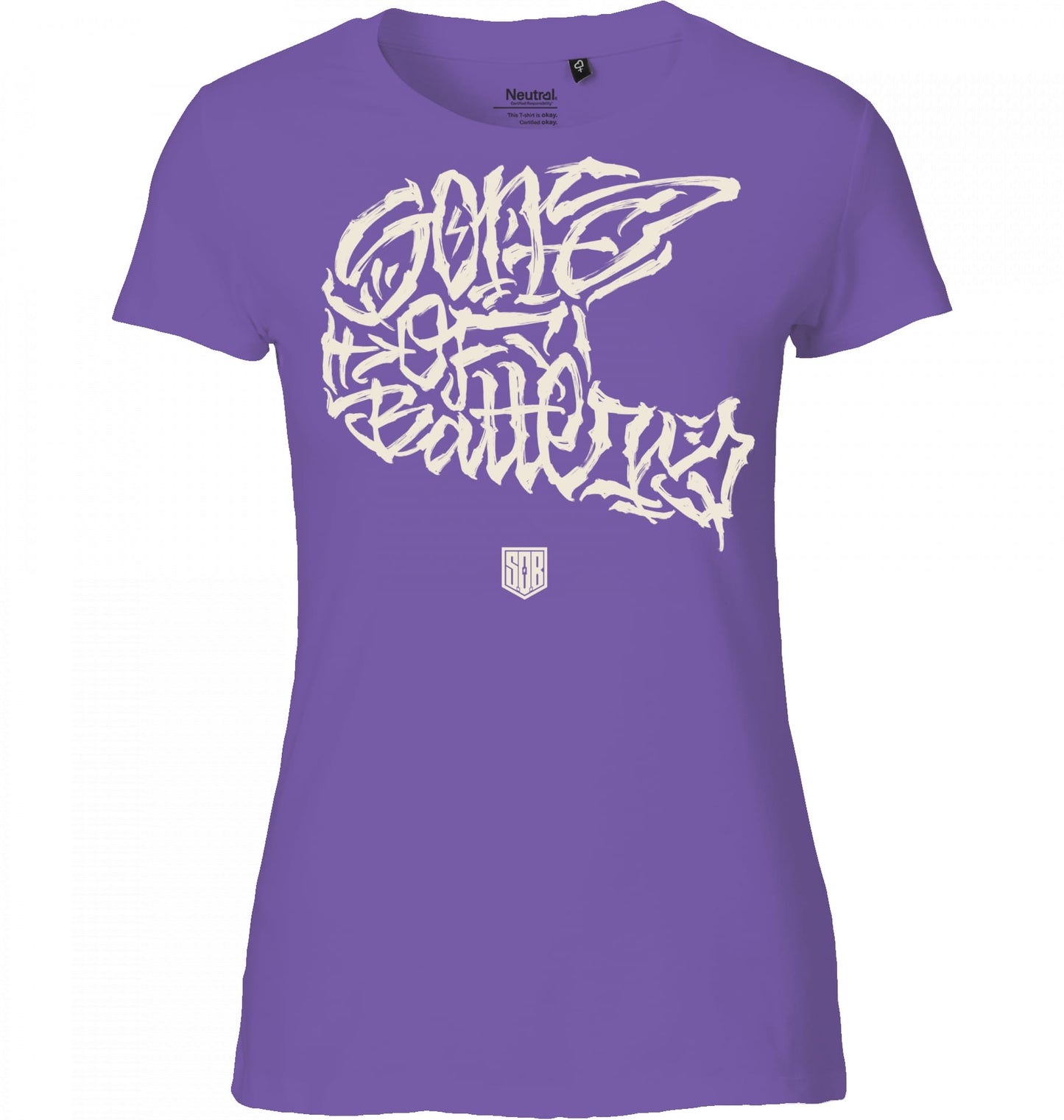 Sons of Battery® - E-MTB Brand & Community Shirt Purple / XS The Power of Movement - Front Print Ladies Fit E-Bike-Community