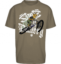Sons of Battery® - E-MTB Brand & Community Shirt Shred or Alive Brush - Oversize ByB E-Bike-Community
