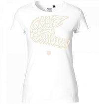 Sons of Battery® - E-MTB Brand & Community Shirt White - Navy (Striped) / XS The Power of Movement - Front Print Ladies Fit E-Bike-Community