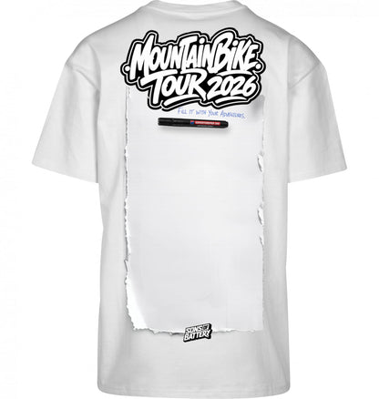 Sons of Battery® - E-MTB Brand & Community Shirt White / XS Mountainbike Tourshirt 2026 - BYB - High Quality Premium Big Print E-Bike-Community
