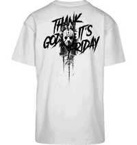 Sons of Battery® - E-MTB Brand & Community Shirt White / XS TGIF - MTB - Oversized Byb Front/Back E-Bike-Community