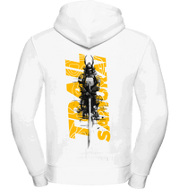 Sons of Battery® - E-MTB Brand & Community Shirt White / XS Trail Samurai - Russell Hoodie E-Bike-Community
