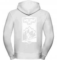 Sons of Battery® - E-MTB Brand & Community Shirt White / XS Upchillflow - Zipper Hoody Russell Athletics E-Bike-Community