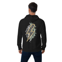 Sons of Battery® - E-MTB Brand & Community Shred Backprint - Unisex Bio-Raglan-Hoodie E-Bike-Community