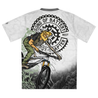 Sons of Battery® - E-MTB Brand & Community Shred or Alive -  Unisex-Trikot E-Bike-Community