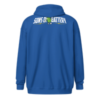 Sons of Battery® - E-MTB Brand & Community Sons of Battery - B-Boy - 2 Seiten - ÜBERGRÖßEN Unisex Heavy-Blend Zip Hoodie E-Bike-Community