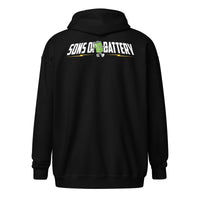 Sons of Battery® - E-MTB Brand & Community Sons of Battery - B-Boy - 2 Seiten - ÜBERGRÖßEN Unisex Heavy-Blend Zip Hoodie E-Bike-Community