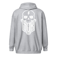 Sons of Battery® - E-MTB Brand & Community Sportgrau / S Skuillgang - Unisex Heavy-Blend Zip Hoodie E-Bike-Community