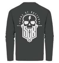 Sons of Battery® - E-MTB Brand & Community Sweatshirts Anthracite / XS SoB Skullgang White - Organic Sweatshirt E-Bike-Community