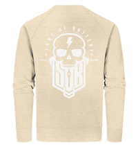 Sons of Battery® - E-MTB Brand & Community Sweatshirts Natural Raw / XS SoB Skullgang White - Organic Sweatshirt E-Bike-Community