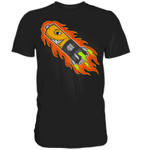 Sons of Battery® - E-MTB Brand & Community Unisex-Shirts Black / S Original Russel Athletics Uphill Classic Shirt - bis 4XL -140cm Umfang - Ohne Flip Label am Bund E-Bike-Community