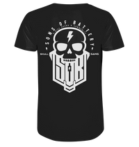 Sons of Battery® - E-MTB Brand & Community Unisex-Shirts Black / XS SoB Skullgang White - Organic Shirt E-Bike-Community