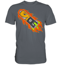 Sons of Battery® - E-MTB Brand & Community Unisex-Shirts Convoy Grey / S Original Russel Athletics Uphill Classic Shirt - bis 4XL -140cm Umfang - Ohne Flip Label am Bund E-Bike-Community