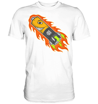 Sons of Battery® - E-MTB Brand & Community Unisex-Shirts White / S Original Russel Athletics Uphill Classic Shirt - bis 4XL -140cm Umfang - Ohne Flip Label am Bund E-Bike-Community