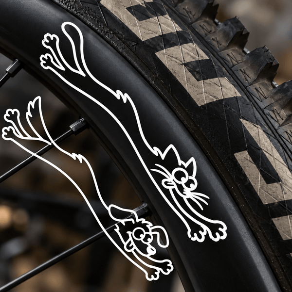 Sons of Battery® Felgenaufkleber Stretch Animals Sticker – MTB Felgenaufkleber - Sons of Battery© Original E-Bike-Community