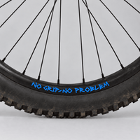 Sons of Battery® Folien Blau NO GRIP – NO PROBLEM – MTB Felgenaufkleber im 4er-Pack E-Bike-Community