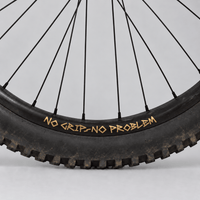 Sons of Battery® Folien Bronze NO GRIP – NO PROBLEM – MTB Felgenaufkleber im 4er-Pack E-Bike-Community