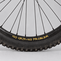 Sons of Battery® Folien Gold NO GRIP – NO PROBLEM – MTB Felgenaufkleber im 4er-Pack E-Bike-Community