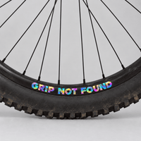 Sons of Battery® Folien Regenbogen / Rainbow Oilslick GRIP NOT FOUND – MTB Felgenaufkleber im 4er-Pack E-Bike-Community
