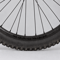 Sons of Battery® Folien Schwarz NO GRIP – NO PROBLEM – MTB Felgenaufkleber im 4er-Pack E-Bike-Community
