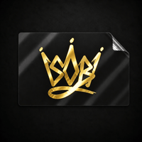Sons of Battery Folien & Sticker Gold SOB Crown Vinyl Folienaufkleber 4,5x4,5 E-Bike-Community