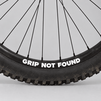 Sons of Battery® Folien Weiß GRIP NOT FOUND – MTB Felgenaufkleber im 4er-Pack E-Bike-Community