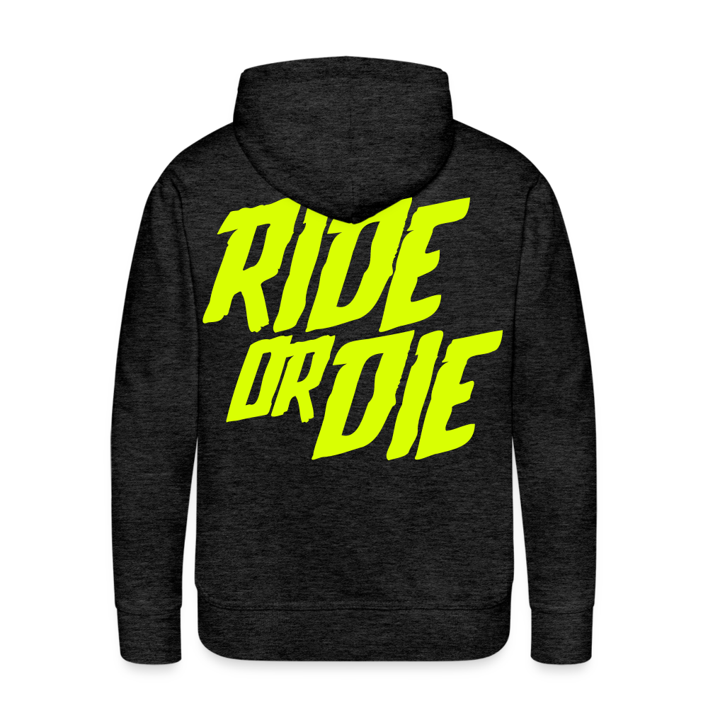 Ride or Die - Neongelb - Men’s Premium Hoodie - Anthrazit