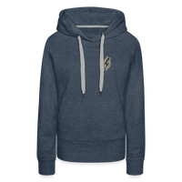 SPOD Frauen Premium Hoodie 2 Seiten - Shred or Alive - Crew - Frauen Premium Hoodie E-Bike-Community