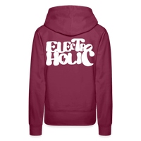 SPOD Frauen Premium Hoodie 60s Electroholic - Flock - Frauen Premium Hoodie E-Bike-Community