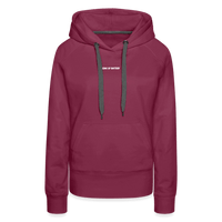 SPOD Frauen Premium Hoodie Bordeaux / S 60s Electroholic - Flock - Frauen Premium Hoodie E-Bike-Community