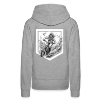 SPOD Frauen Premium Hoodie Front/Back - Lilly - Sisters of Battery Design - Frauen Premium Hoodie E-Bike-Community