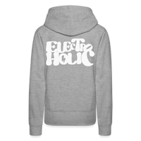 SPOD Frauen Premium Hoodie Grau meliert / S 60s Electroholic - Flock - Frauen Premium Hoodie E-Bike-Community